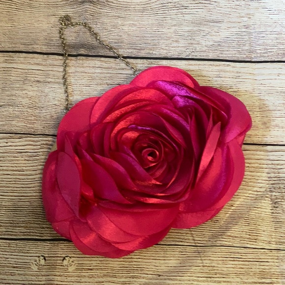 Fuchsia flower Purse. New without tags - Picture 1 of 9